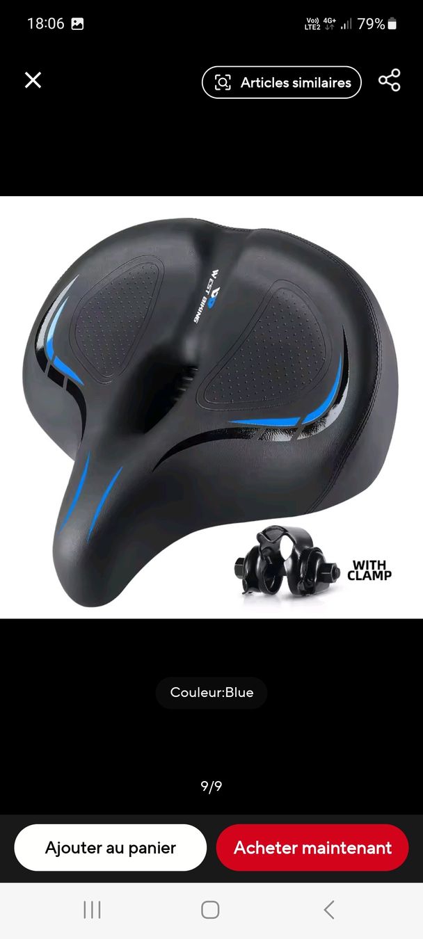 Pièces détachées: selle de vélo extra-large neuf – Neuf (Voir description) à La Chaux-De-Fonds par titi117suisse 3