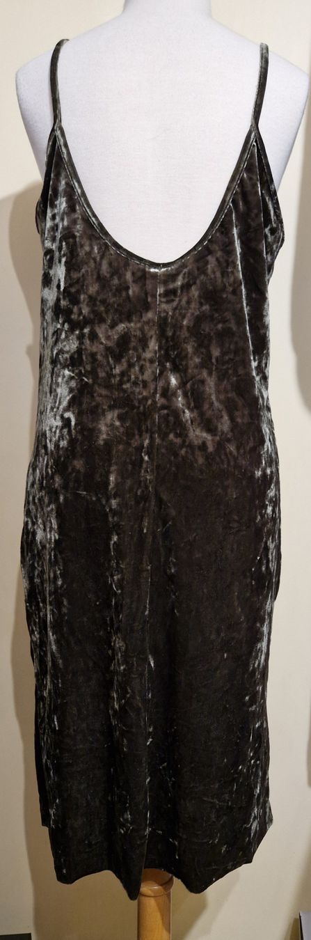 Zebra Vestiti: Zebra Kleid, Samtoptik, anthrazit, Grösse L  – Nuovo (secondo la descrizione) da Oberengstringen venduto da Sheera7 3