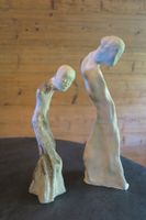 zwei Figuren, Paar aus Ton