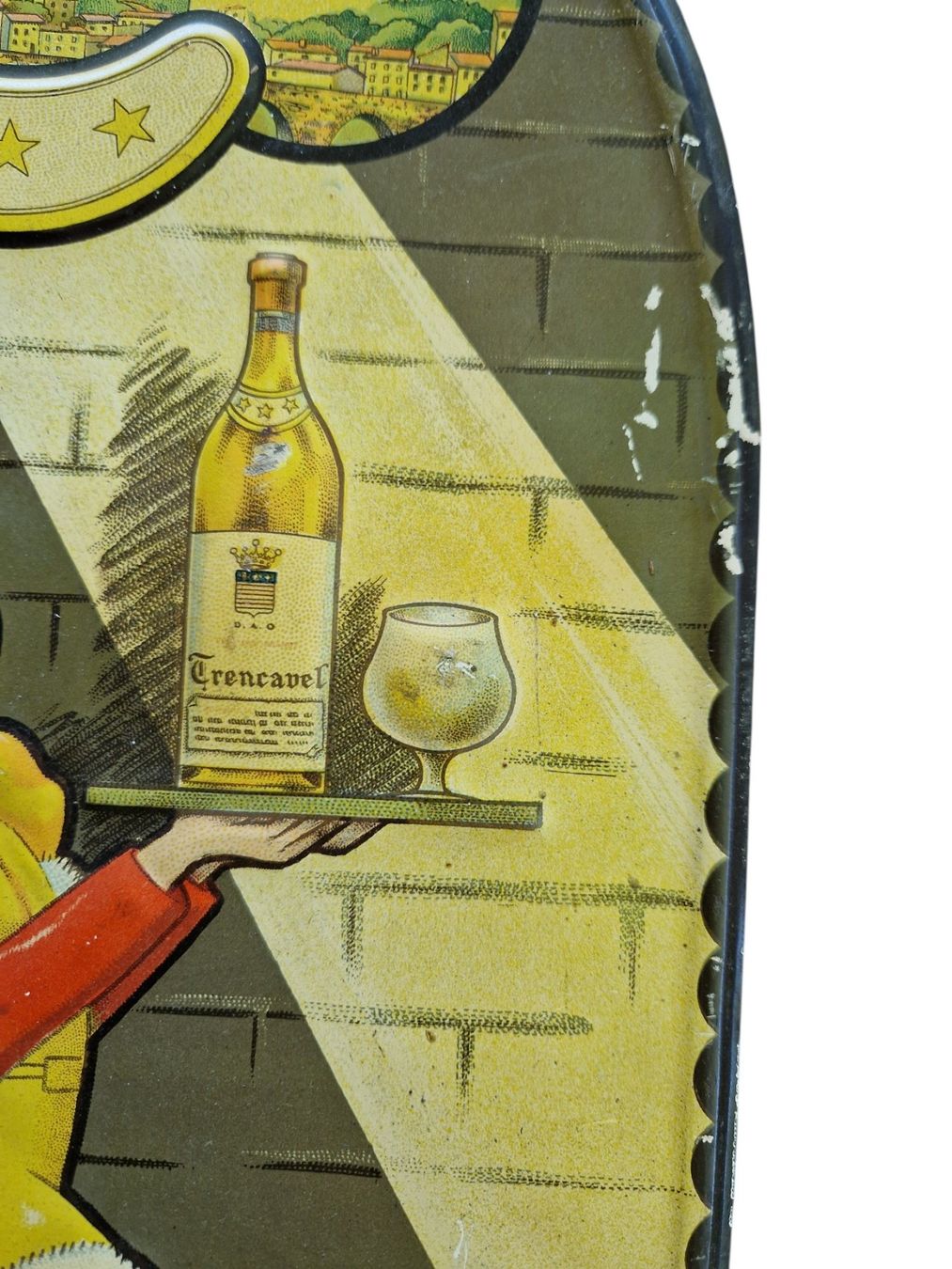 Insegne: Blechschild 1920er Brandy – Usato da Mörschwil venduto da antiksalon21 4