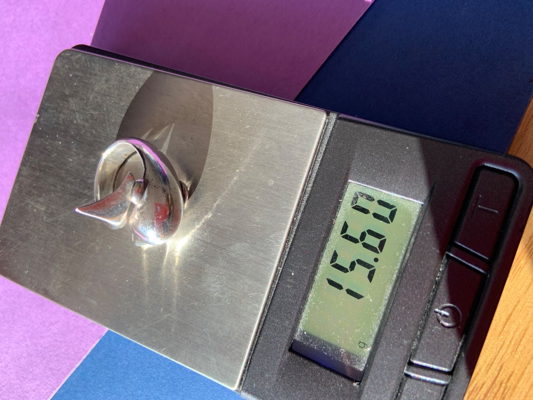 Ringe: Silberring DELPHIN umschlungen (55) – Gebraucht aus Dittingen von Bellevista 8