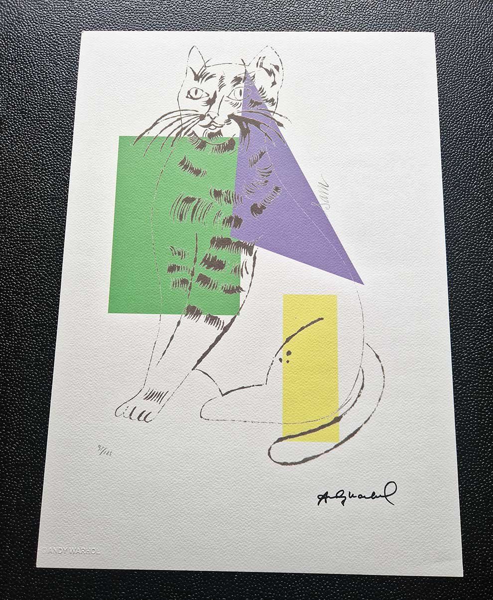 Grafiken & Lithographien: Andy Warhol - Cat -  1954 35 x 50 cm – Neu (gemäss Beschreibung) aus Thun von abratrix 1