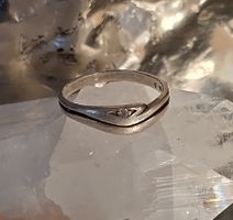 RING SILBER 925 MIT KLEINEM STEIN