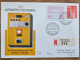 ATM 2 auf R-FDC  (Kat 50.--) ab 4.--