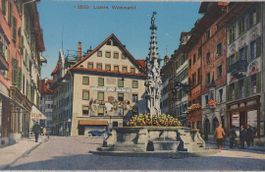 LUZERN  -  Weinmarkt - Oldtimer