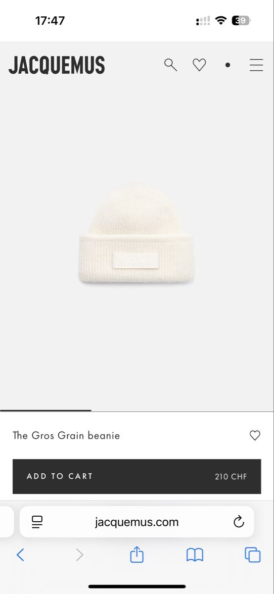 Jacquemus Copricapi, berretti & cappellini: Jacquemus beanie NEW unisex – Nuovo (secondo la descrizione) da Kilchberg ZH venduto da roz_qcj7 2
