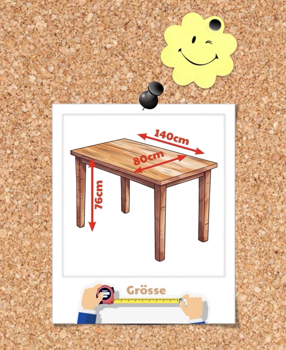 Tische: Esstisch Massivholz Teak – Gebraucht aus Murten von Anne.M 2