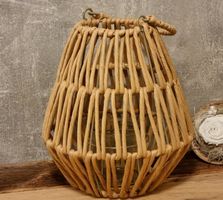 Laterne aus Rattan,neu