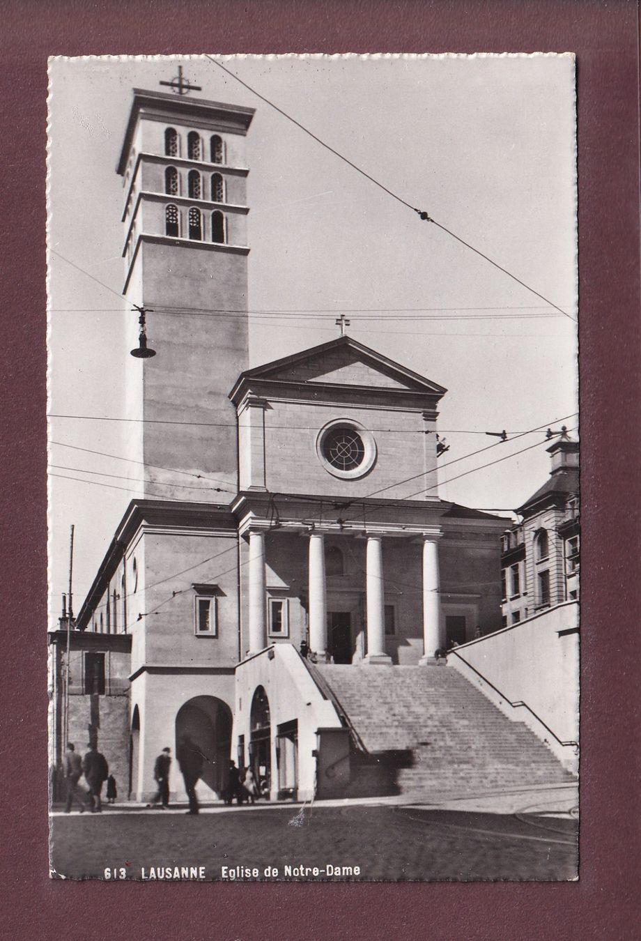 Cartoline postali: LAUSANNE - Eglise Notre-Dame – Usato da Pully venduto da nicecards