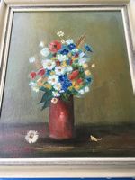 Peinture sur toile de Willy Suter 1918-2002.
