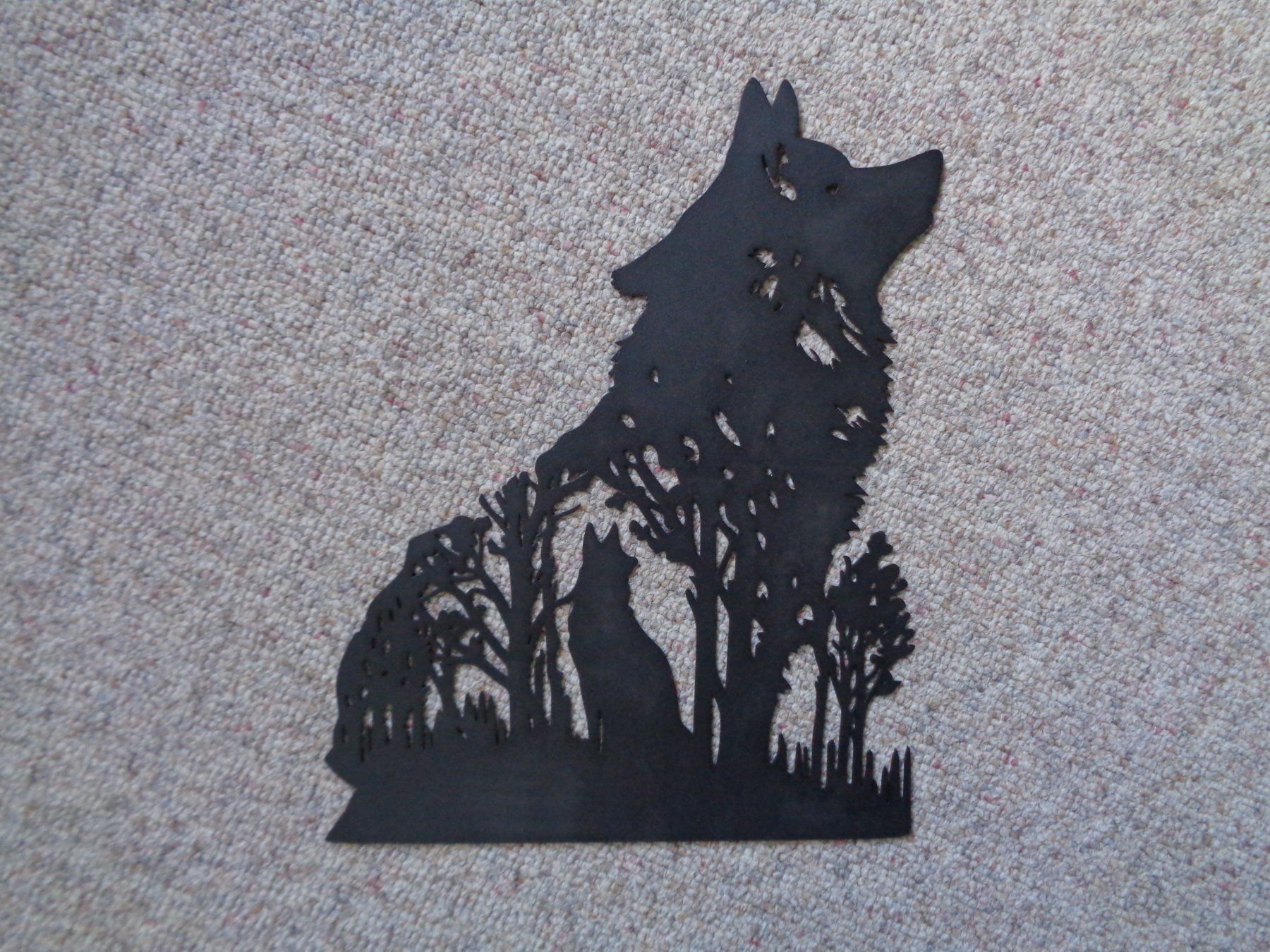 Foto & Immagini: Metall Wandkunst Wolf (30 cm) – Nuovo e nell'imballaggio originale da Langenbruck venduto da Gumsi 3