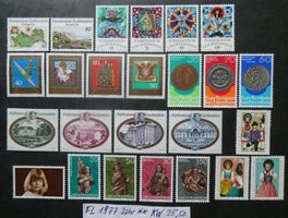 FL 1977 Jahr postfrisch zu 10% Katalog!!