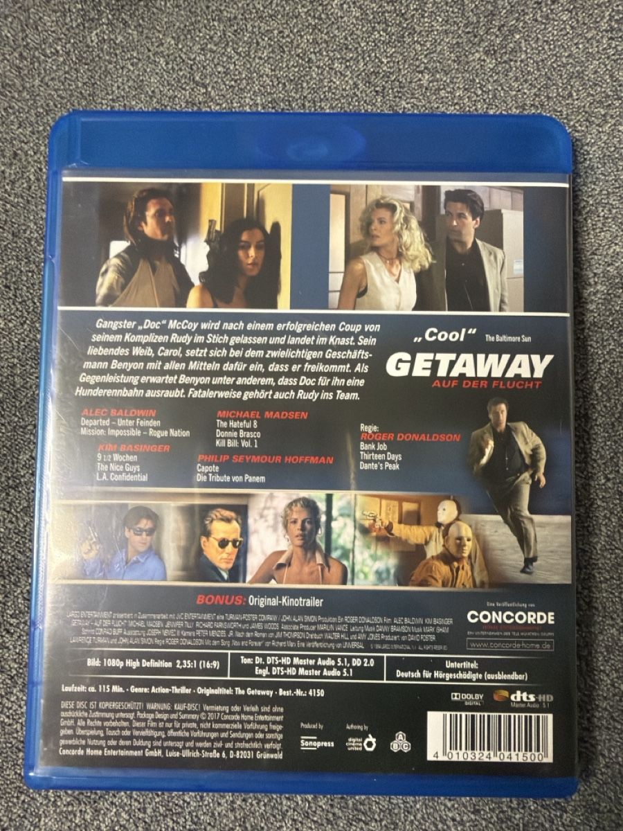 Tous les DVDs: Getaway, Bluray – D'occasion à Jona par Mister_N0 1