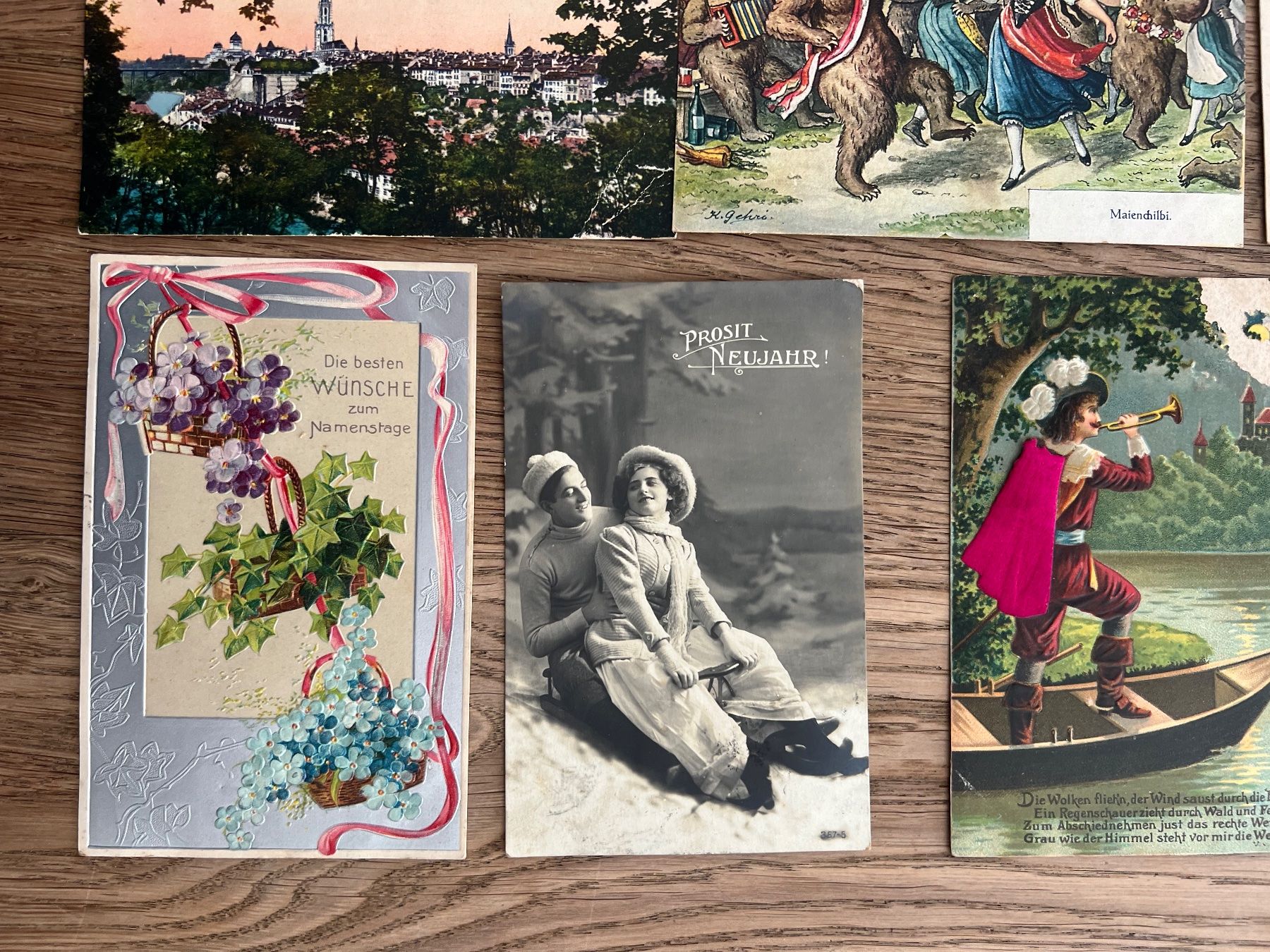 Cartoline postali: Sammlung antike Postkarten Schweiz – Usato da Hermetschwil-Staffeln venduto da militaria-schweiz 2