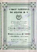 Vasco Andaluza de Mjnas SA, San Sebastian - 1928