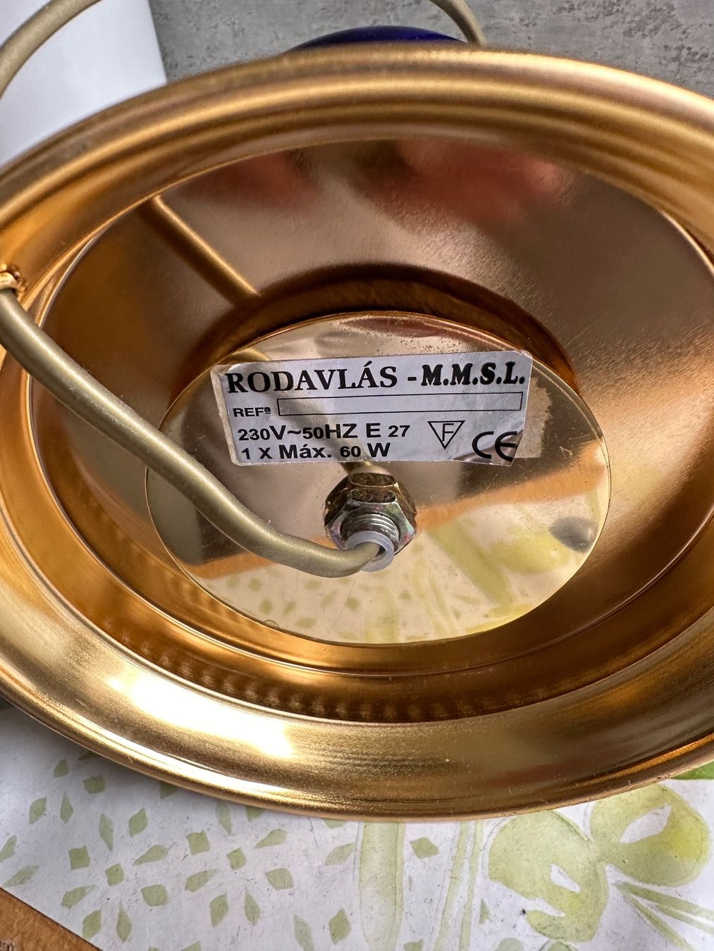 Lampade: " Limoges bleu porcelaine – Usato da Lausanne venduto da artnouveau04 2
