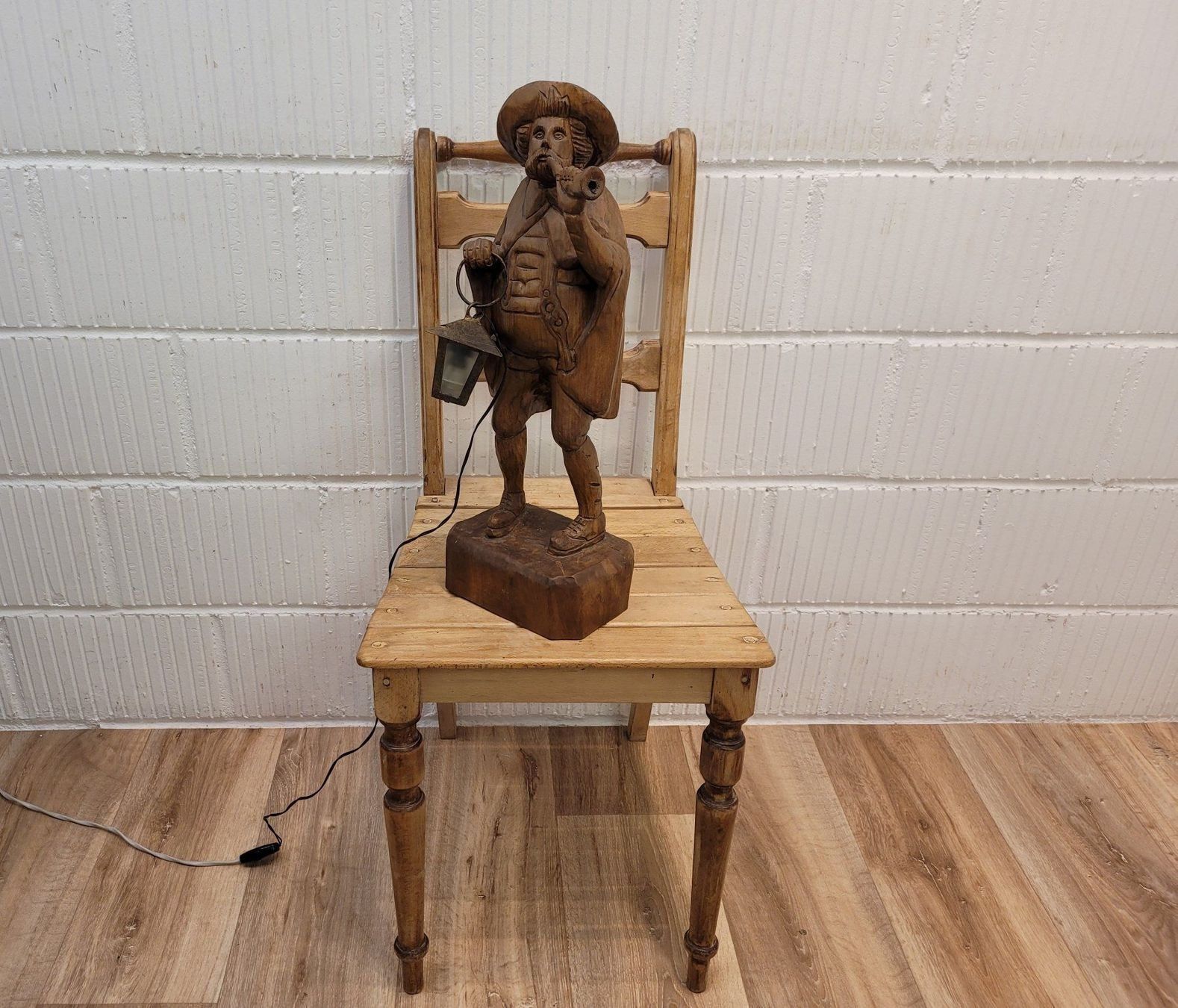 Lampade: Germany Lamp, Nachtwächter Holzfigur geschnitzt mit Lampe – Usato da Nottwil venduto da Wondewa-Shop 6