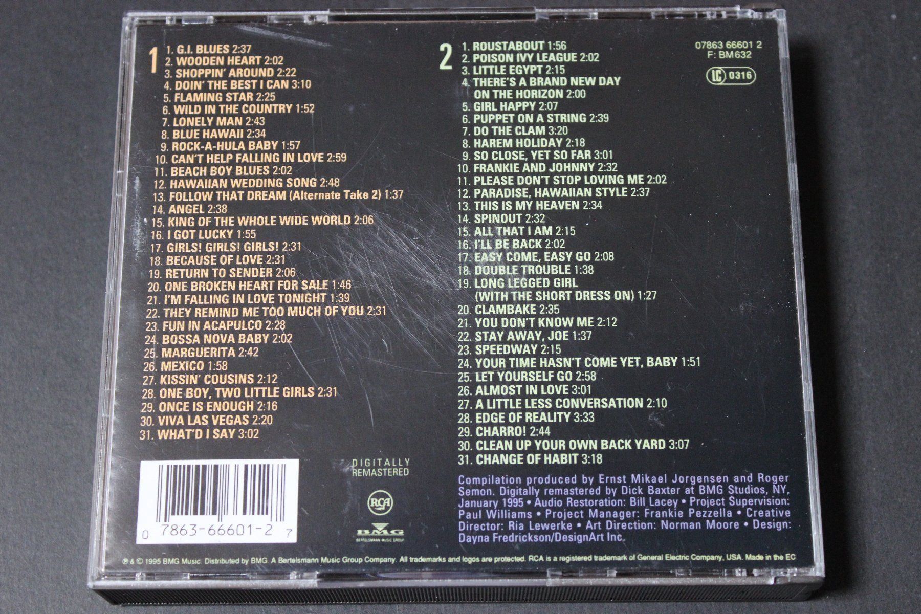 CDs: Elvis Presley - Command Performances 2CD 1995 – D'occasion à Tübach par JamesStone 2