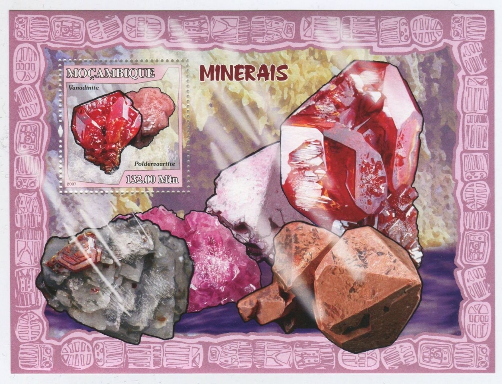 Tous les timbres: Block "Minerale". Mosambik. – Neuf avec emballage d'origine à Basel par Butsch5
