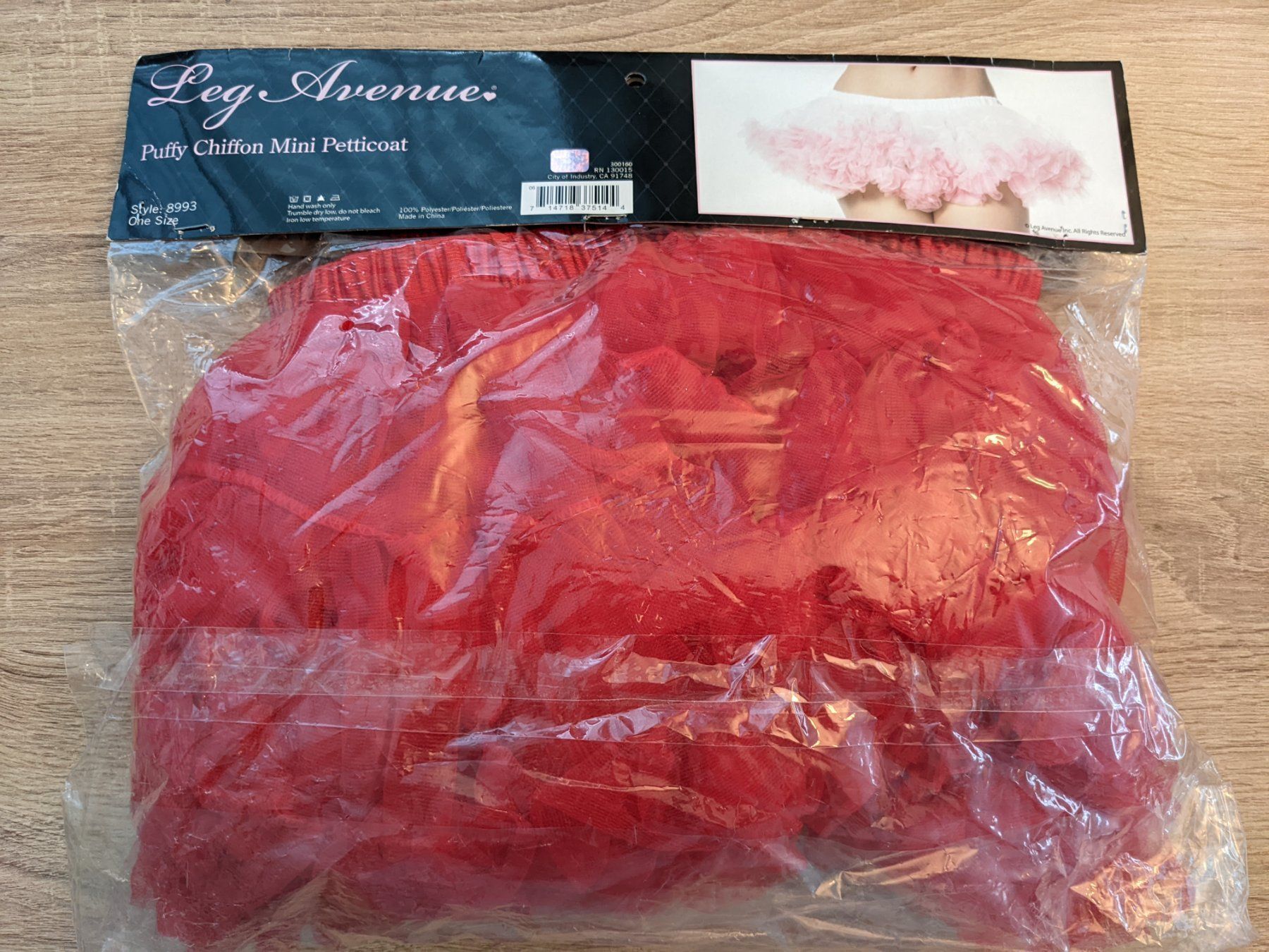 Gonne: Unterrock Chiffon rot Gr. S-L NEU!! – Nuovo e nell'imballaggio originale da Benken SG venduto da olga81