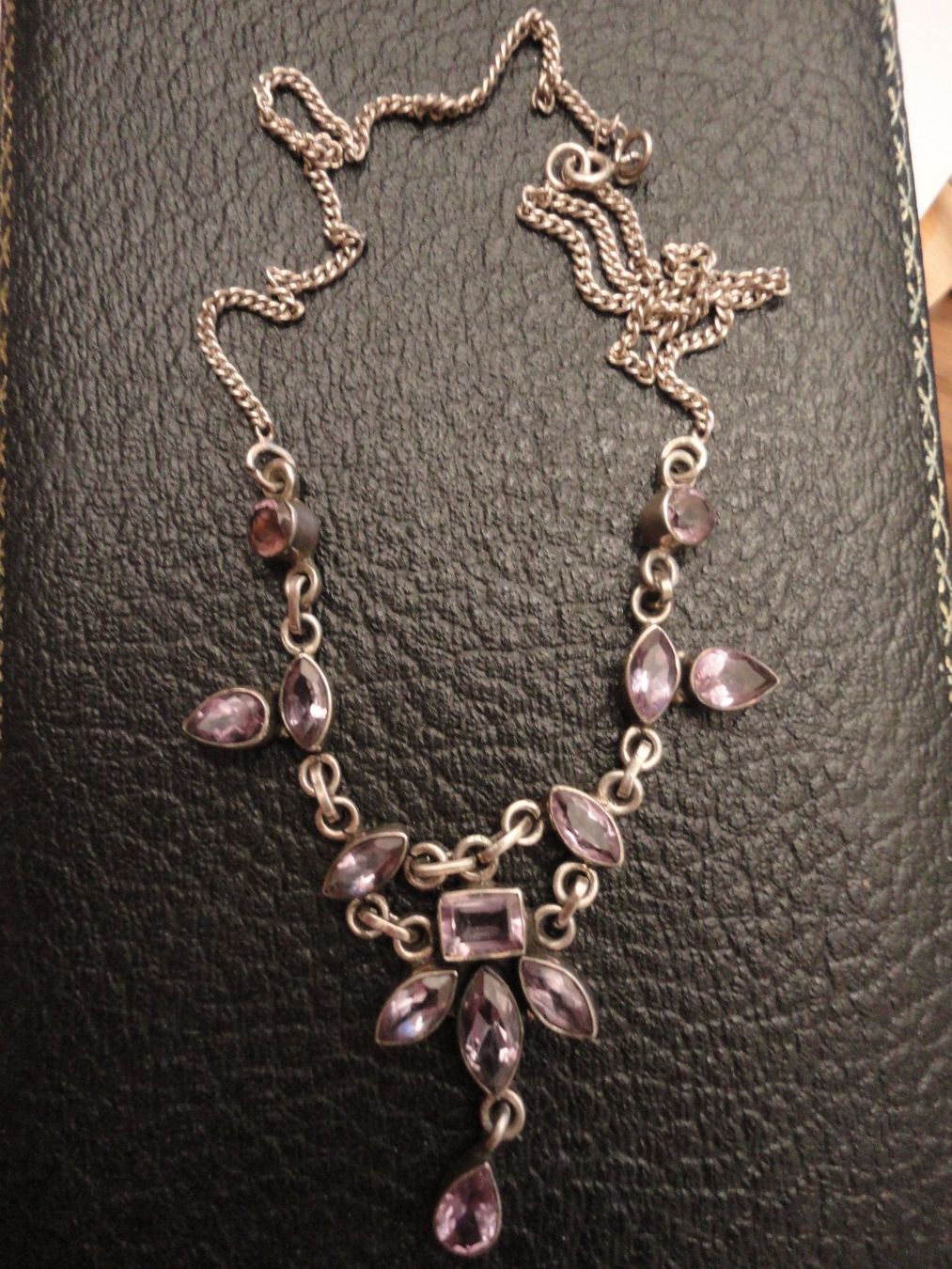 Catenine: Collier, Silber, mit Amethisten – Usato da Bischofszell venduto da Joachim-115 2