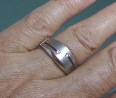 Ring 925 Silber mit synthetischem Stein