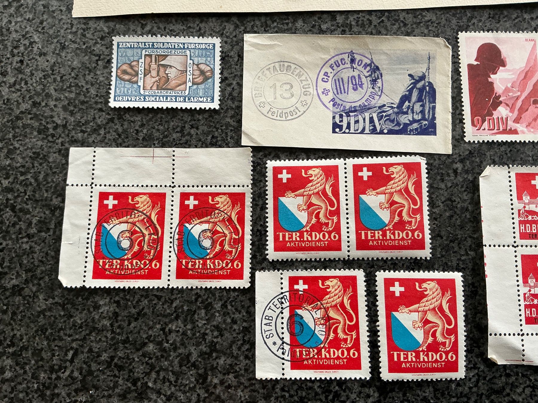 Tutti i francobolli: Viele alte Militär Marken – Usato da Jona venduto da Jancy60 3
