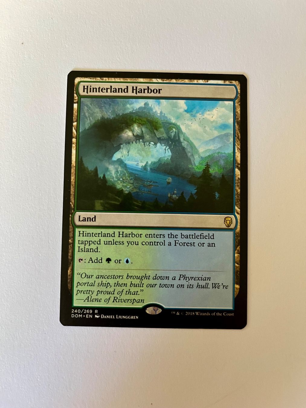 Magic The Gathering Carte collezionabili: MTG - Hinterland Harbor - Dominaria - EN – Usato da Wangen an der Aare venduto da SG94