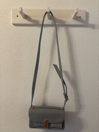 Sac à bandoulière bleu-gris