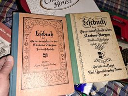 Alte Aargauer Lesebücher, 1925 und 1929 - Selten! Rarität