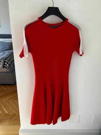 sportliches Tommy Hilfiger Skater Dress (XS) rot