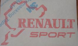 Renault  sport nürburgring Aufkleber