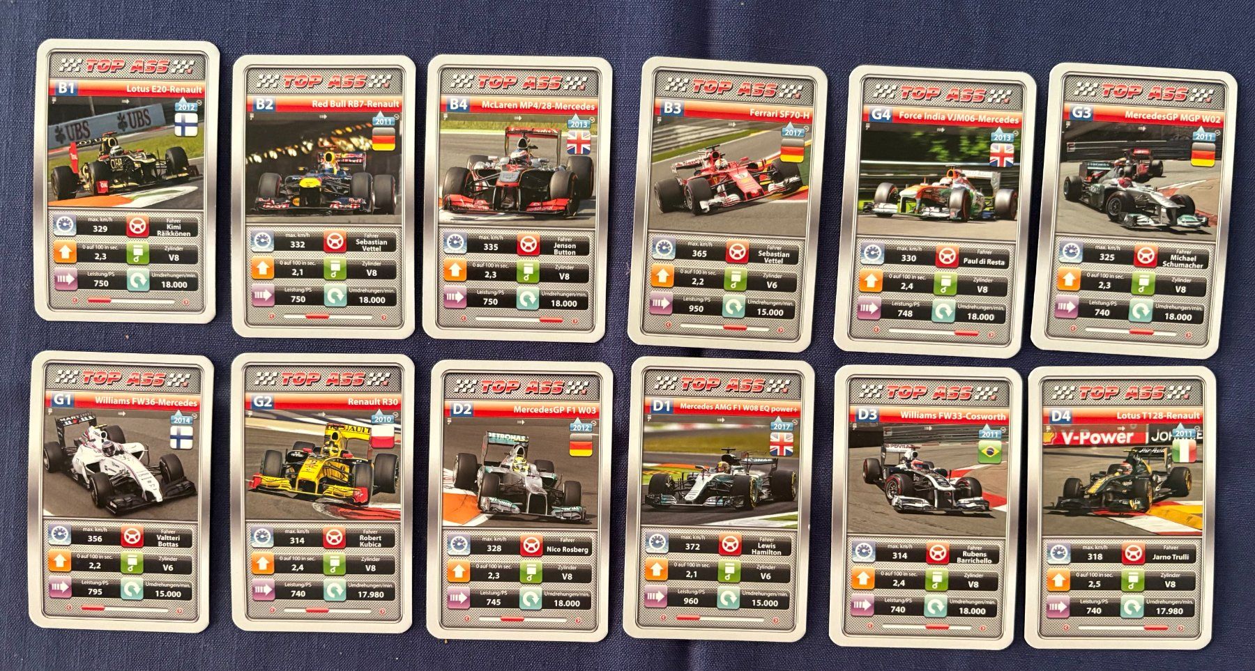 Jeux: QUARTETT FORMEL 1 – D'occasion à Ostermundigen par wini63 1