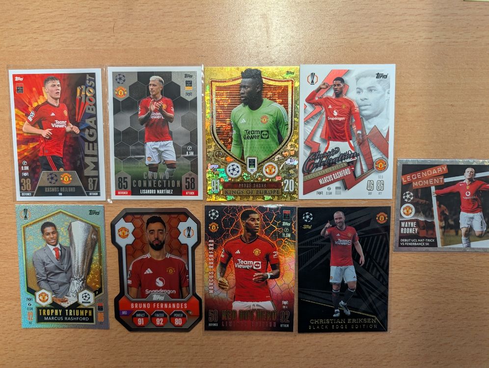 Topps Carte collezionabili: Manchester United Topps Match Attax Karten Set! Top! – Nuovo (secondo la descrizione) da Hunzenschwil venduto da AB-Tradingcards
