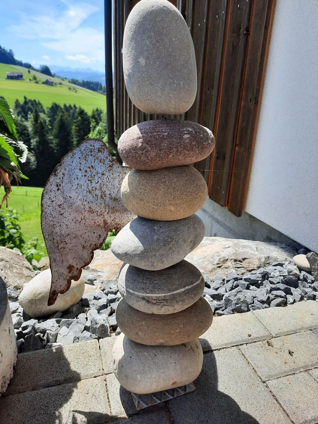 Sculture & Statue: Steinsäule Engel Steinskulptur – Nuovo (secondo la descrizione) da Wattwil venduto da Parase 2