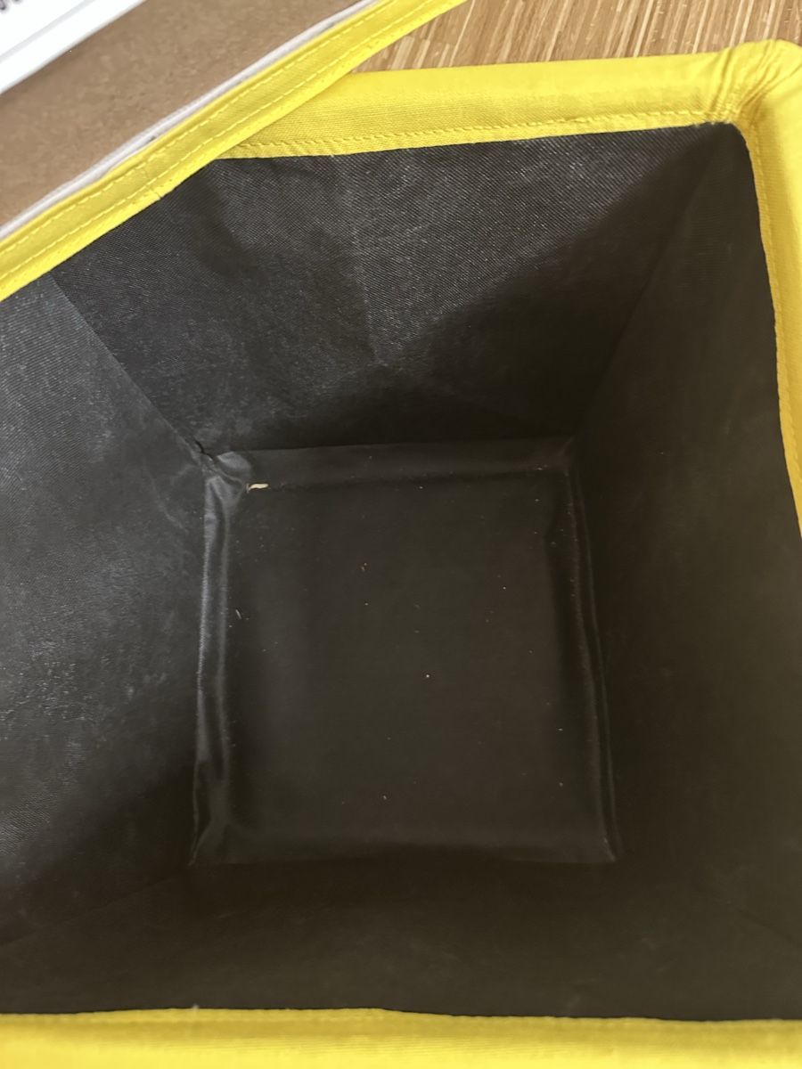 Ikea Hocker: Ikea Kubik Small Stool Yellow Fabric – Gebraucht aus Zürich von MariiaR 2