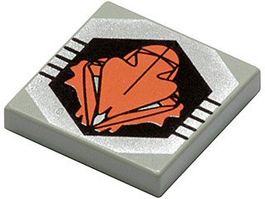 Lego Fliese (3068pb0047) mit UFO Logo