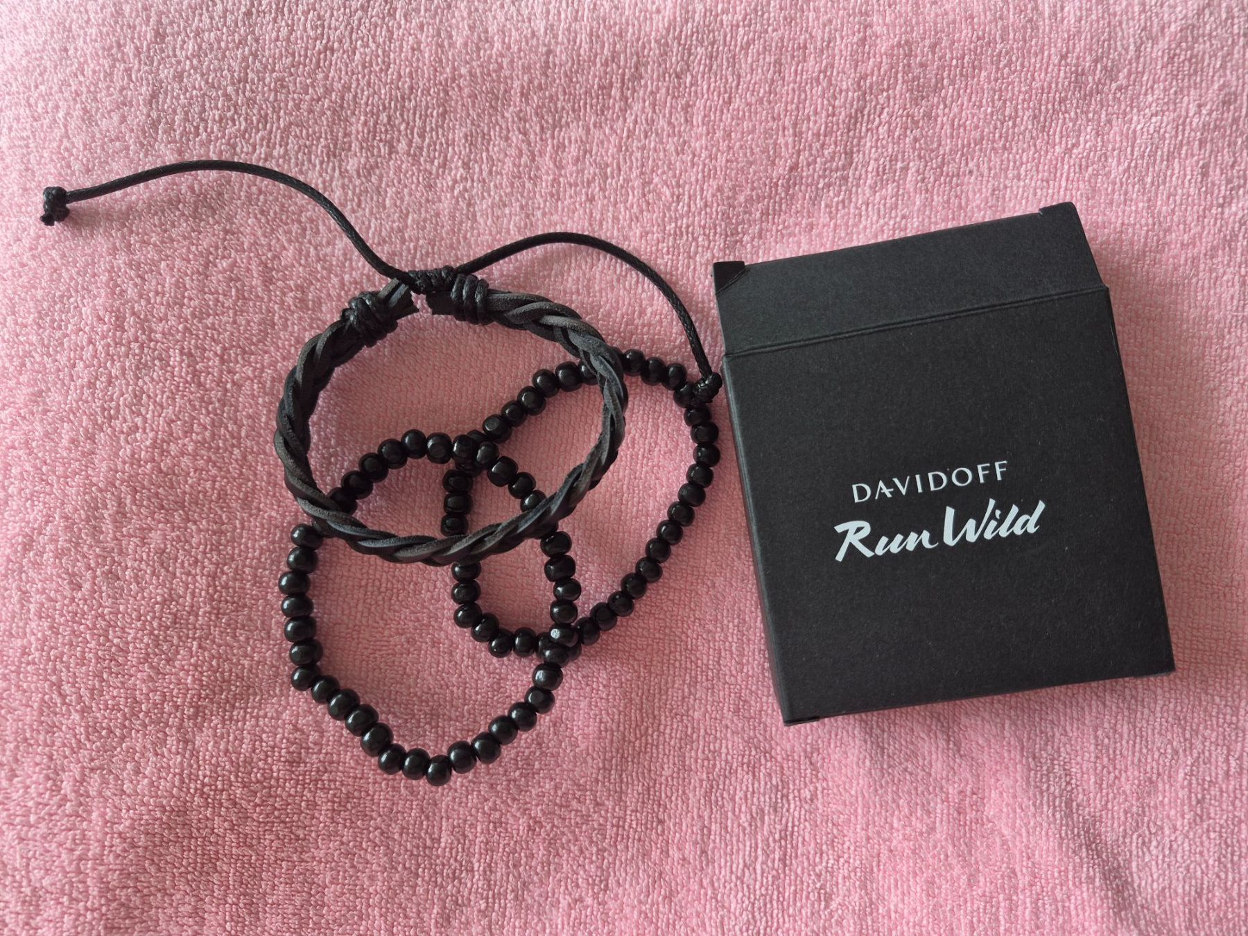 Altri gioielli: Davidoff Run Wild Armband Set Schwarz Neu mit Box – Nuovo e nell'imballaggio originale da Zürich venduto da osa_8phv 1