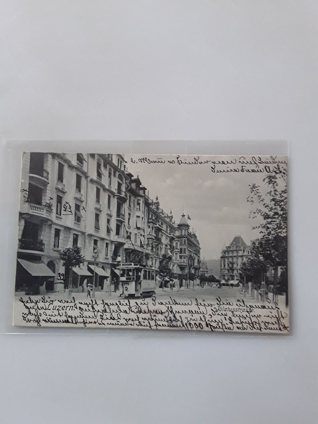 Cartoline postali: Ansichtskarte Luzern Pilatusstrasse – Usato da Kriens venduto da Seppikem