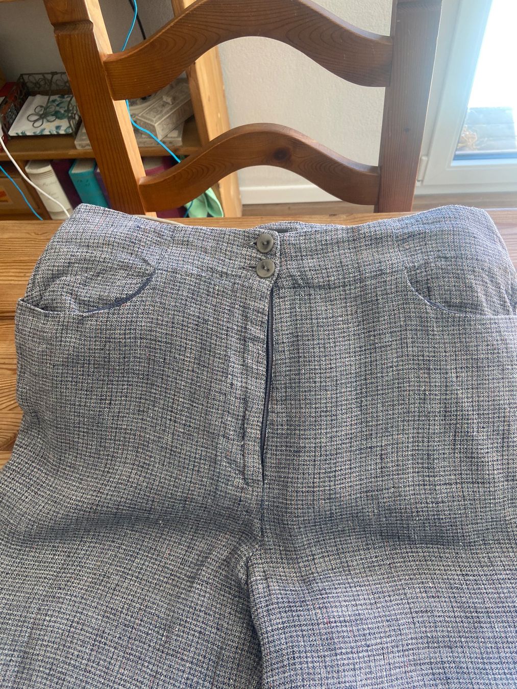 Lilith Pantaloni: Pantalon Lillith Lin bleu-ciel – Usato da Gryon venduto da kik_9pqm 2