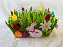 Niedlicher Osterkorb aus Filz, Osterdekoration, Neu! (51)