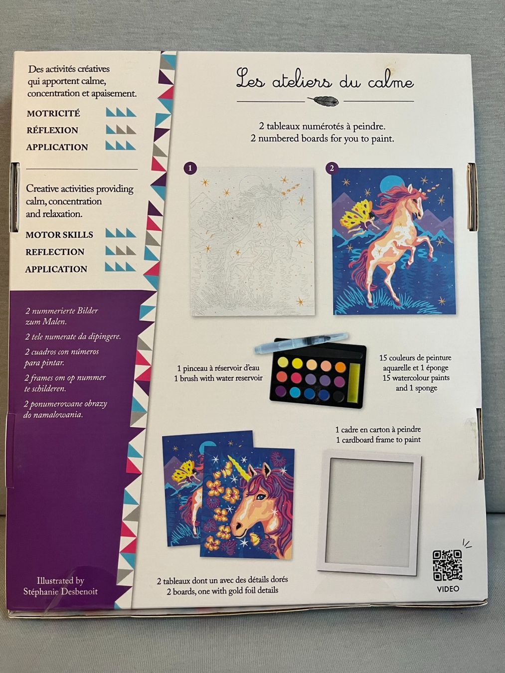 Bastelsets: Malen nach Zahlen Einhorn – Neu und originalverpackt aus Bühl BE von psos 1