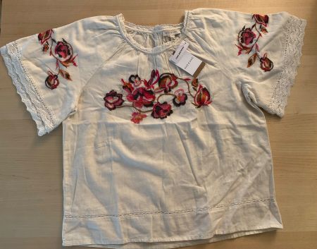 Damen Bluse Linen & Baumwolle - Gr. M, Fabriknue