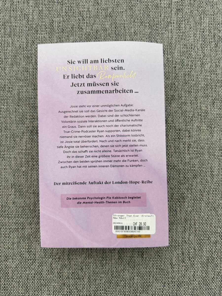 Bücher: Stronger than ever - Larissa Schira – Neu (gemäss Beschreibung) aus Lichtensteig von Jasminh99 1