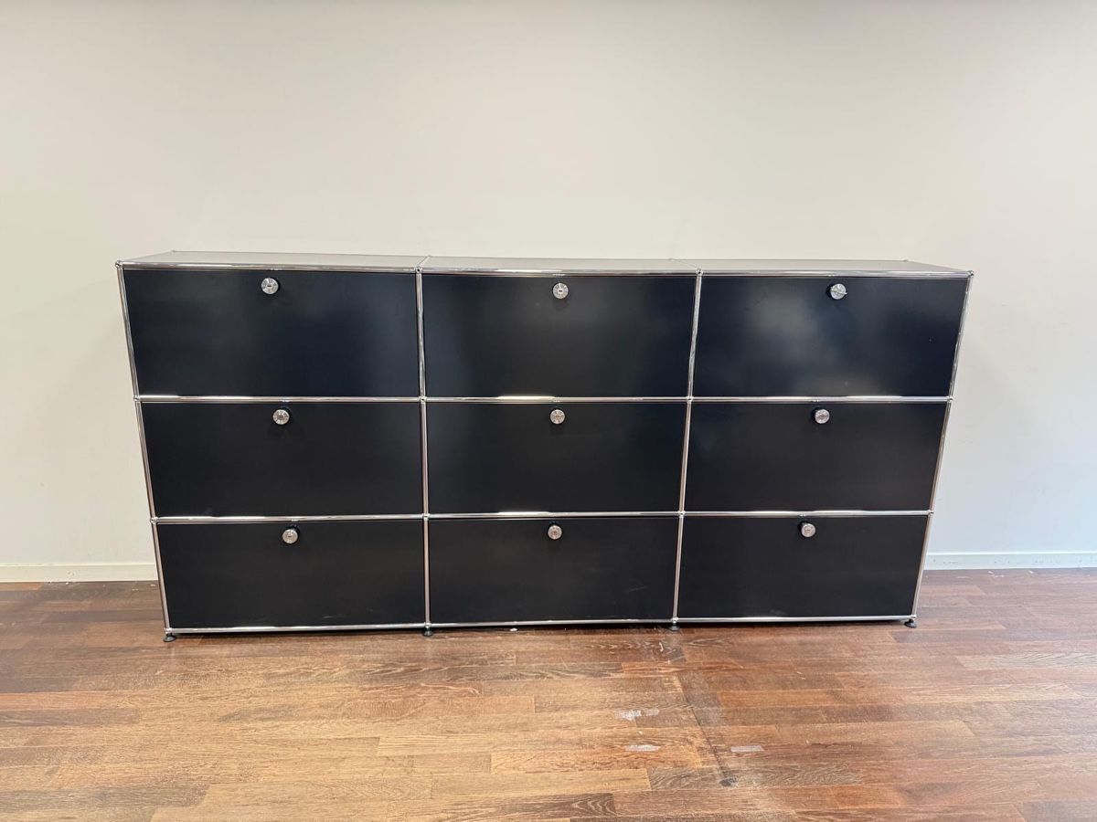 Kommoden: USM Sideboard schwarz – Gebraucht aus Grenchen von Design-Outlet 4