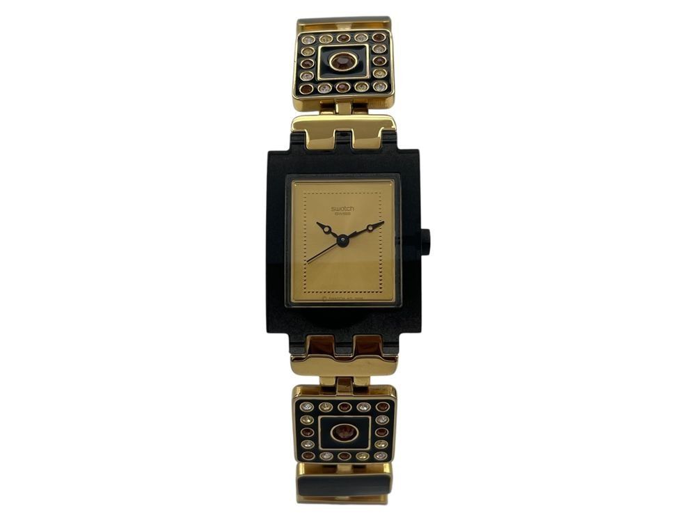 Swatch Orologi: Damenuhr "Swatch Square Luxotric" – Usato da Möhlin venduto da bekapame
