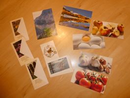 Postkarten-Set, verschiedene Motive