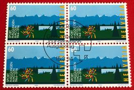 4 er Block Nr.856  mit Vollstempel Bern