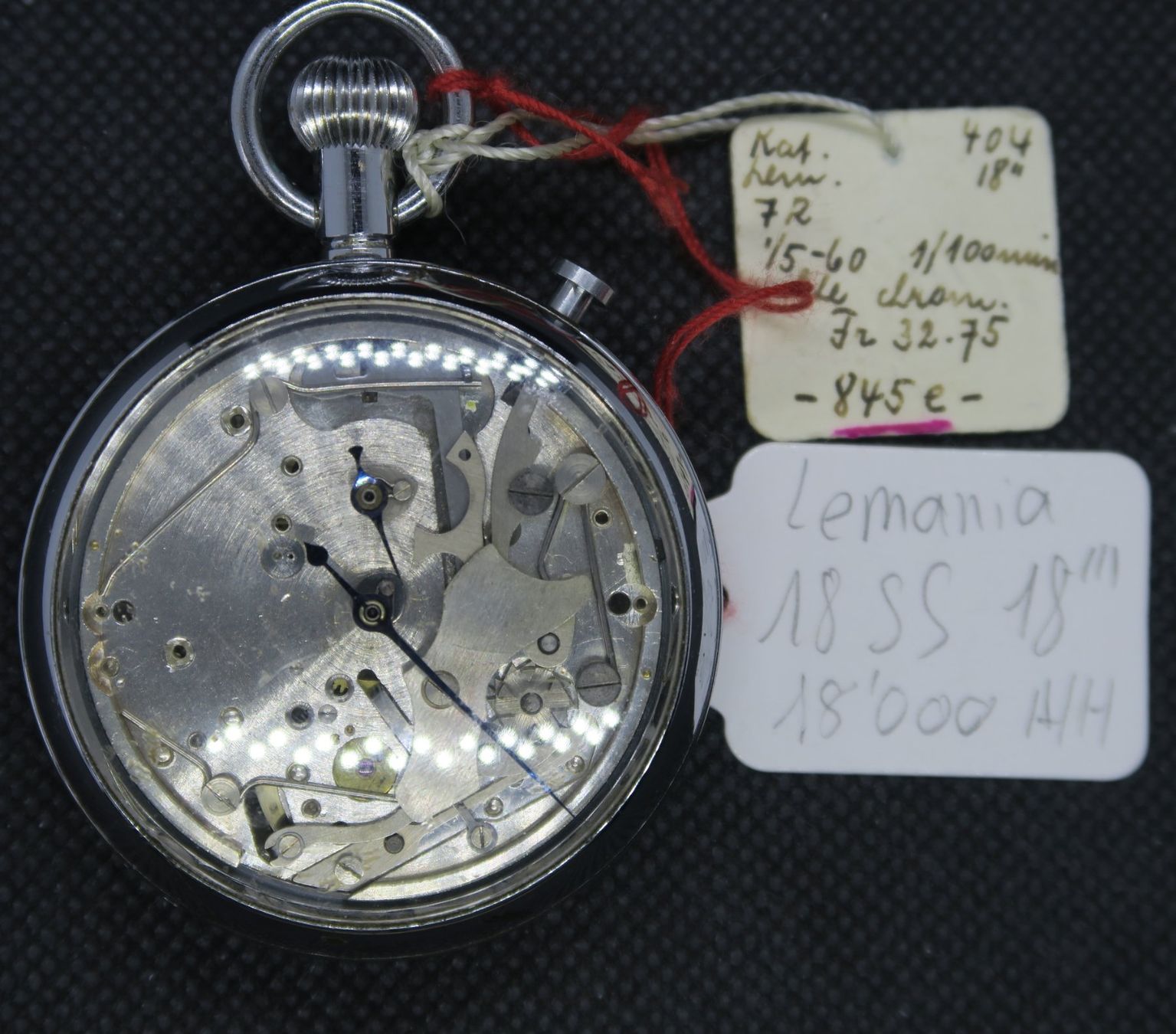 Lemania Orologi: Compteur Lemania 18 ss – Usato da L'Orient venduto da paulbech01