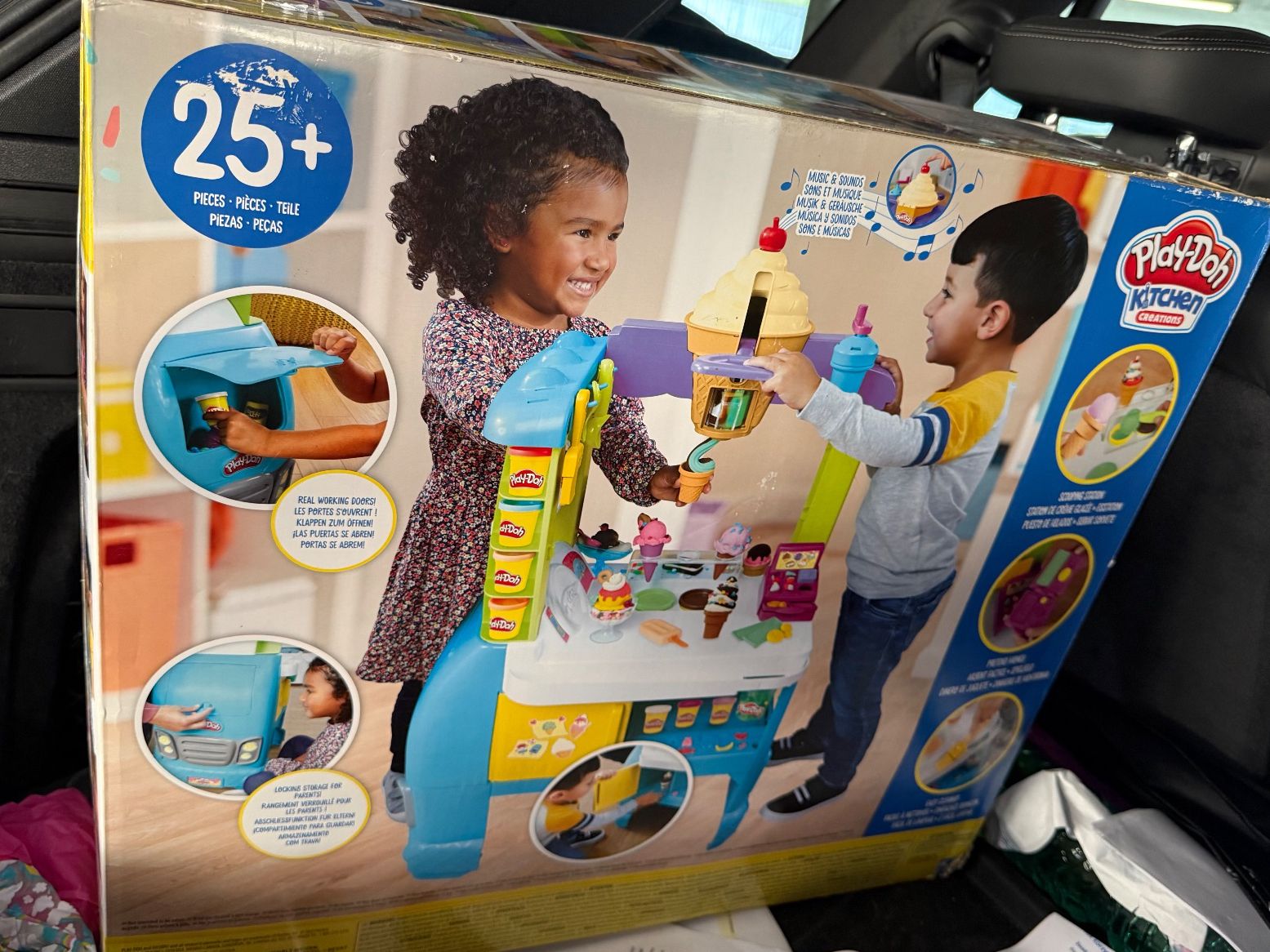 Play-Doh Giocattoli: Play-Doh Knetset Großer Eiswagen mit Eismaschine – Nuovo (secondo la descrizione) da Adliswil venduto da dongall